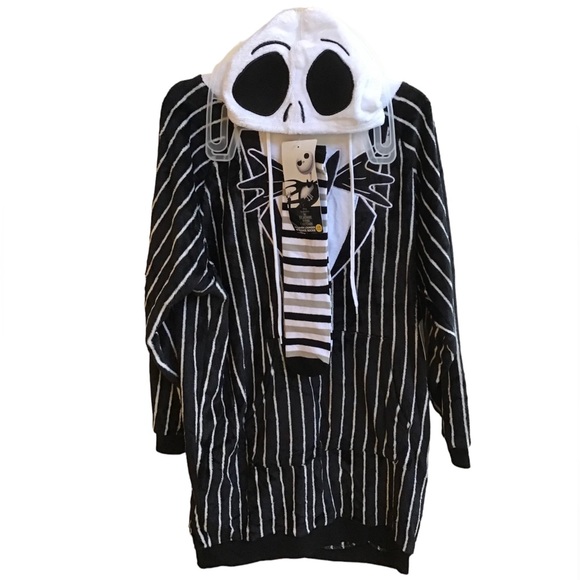 Disney’s Nightmare Before Christmas Jack Sleep Lounger with Socks Size: L-14/16 - Picture 8 of 14